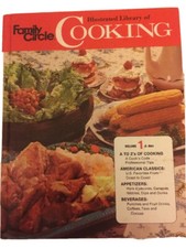 Family Circle Illustrated Library of Cooking Vol 1 Cookbook HC VTG 1972 Recipes picture