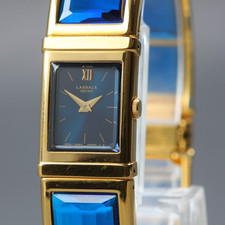 Vintage 1985 [N Mint] Seiko Lassale 1E50-525A Blue 15mm Women's Qz Watch JP #325 picture