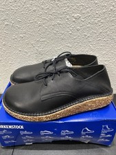 Birkenstock Gary Leather Vintage Wood Black EU 41 US L10 M8 Mens Womens picture