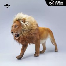 STOCK JXK 1:6 The Lion Simulation Resin Model Wild Animal Statue Figure Model picture