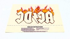 AC/DC Vol 1 Box Original RARE Iron-On Transfer From The AC/DC Vol 1 Box Set OOP picture