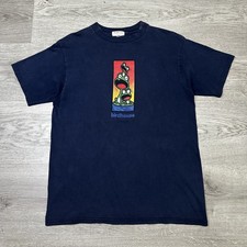 Birdhouse Willy Santos Frogs Men's Navy Size L Vintage 90s Skateboard Skate Tee picture