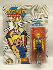 Vintage 1986 LJN Bionic Six Meg Bennett DieCast Action Figure Factory Sealed picture