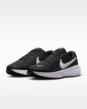 Nike Revolution 8 Wide Women Size 7.5-9 Black White New HQ1995-002 picture