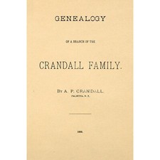 Genealogy of a branch of the Crandall family picture