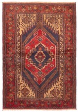 Traditional Vintage Hand-Knotted Area Rug 3'8