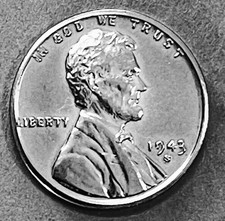 1943-S Lincoln Cent- Uncirculated picture