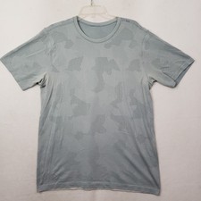 Lululemon Metal Vent Breathe Short Sleeve Shirt Mens XL Holy Camo Silverescent picture