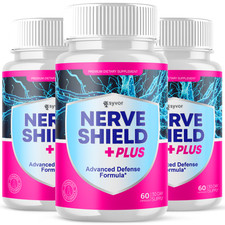 (3 Pack) Nerve Shield Nootropic All Natural NerveShield Supplement 180 Capsules picture