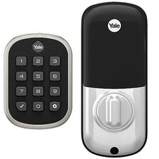 Yale YRD136-ZW2-619 Pro SL Key-Free Keypad Deadbolt Lock ZWave Plus Satin Nickel picture