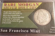 1921 S Morgan Dollar Silver $1 San Francisco Mint US First Commemorative Mint picture