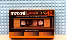 MAXELL XLII-S  46   1982  USA  TYPE II   BLANK CASSETTE TAPE (1) (SEALED) picture