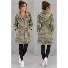 Anthropologie Pilcro & The Letterpress Mason Camo Utility Coat Size small picture