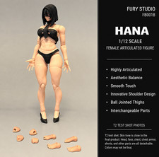 Fury Toys 1/12 HANA Articulated Female Body Yellow Skin Reissue Preorder picture
