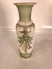 Beautiful Antique Bohemian  Moser Style Glass Vase,  12