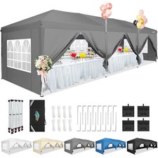 COBIZI 10x30ft Pop up Canopy with 8 Sidewalls Outdoor Commercial Instant Shelter picture
