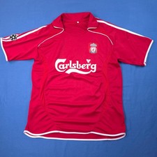 Liverpool FC 2004-2006 Home Shirt Jersey Gerrard #8 Carlsberg Size M picture