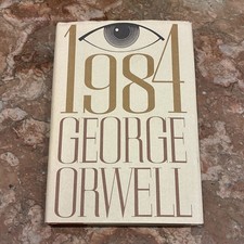 Book 1984 George Orwell Big Brother Classic Dystopian Fiction Novel Book Vintage picture