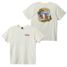 Quiksilver Pacifico T-Shirt, Featuring Vintage Surf Van and Tropical Beach Scene picture