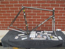 Eddy Merckx 56cm frameset (used) with C-Record Headset, 2 Seatpost Bolts & more. picture