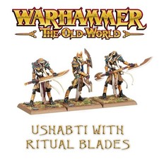Ushabti with Ritual Blades Tomb Kings of Khemri Warhammer The Old World NIB picture