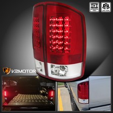 Red Fits 2002-2006 Dodge Ram 1500 2500 3500 Rear LED Tail Lights Lamp Left+Right picture