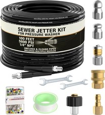 Hydro Jetter, Hydro Jet, Hydrojet, Sewer Jetter Kit for Pressure Washer, Water J picture