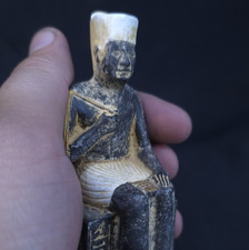 RARE Egyptian Artifacts Of Authentic Pharaonic Statue Egyptian Phataoh Khufu BC picture
