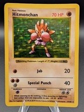 Hitmonchan 007/102 Base Set (Shadowless) Holo picture