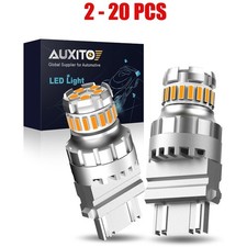 AUXITO 2-20X LED Turn 3157 Signal Bulbs CANBUS Light 3156 Anti Hyper Flash Amber picture