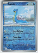 PO-01 Reverse Holo Lapras 016/091 Common SV: Paldean Fates picture