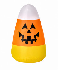 Gemmy 3.5-ft Lighted Candy Corn Airblown Halloween Inflatable Outdoor Decor picture