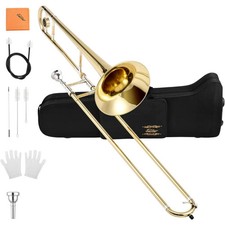 Eastar ETB-330 Bb Tenor Trombone for Beginners Students B Flat Brass Instrument picture