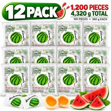 12 X My Chewy Watermelon Milk Flavor Candy Thai Soft Chewy Candy Party 360 g picture