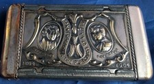 1904 WORLDS FAIR ST. LOUIS Vesta MATCHSAFE Thomas Jefferson Napoleon Bonaparte picture
