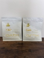 2 Oath Nutrition Clear Whey Isolate Protein Powders Frosty Lemonade Exp 08/21/27 picture