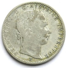 [R2950] 1/4 Florin 1860 E, Franz Joseph I. (1848-1916) picture