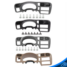 Dash Radio Cluster Bezel Cover Single Din Fit For 98-05 Chevy S10 Blazer Jimmy picture