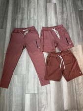Vuori Men Lot Sunday Short Performance Jogger Ponto Size S Cedar Russet Heather picture