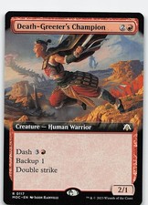 MTG Death-Greeter's Champion Extended Art Commander: March of the Machine 117 NM picture