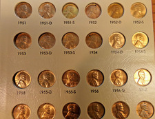 Incomplete w/BU Coins Lincoln Set 1909-1958 Inc 1910S 11S 12S 1922 No D  1943D/D picture
