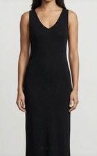 Vintage Kookaï Y2K French Column Maxi Dress • Black • Size 1 (UK 8) picture