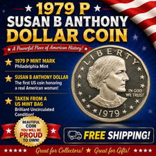 1979 P Susan B Anthony Dollar -UNC--Free Ship-Not a Proof Coin picture