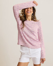 Tommy Bahama Women's Surf Shore Crewneck Sweater Jersey Knit picture