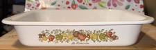 Corning Ware A-21 Spice Of Life,Le Romarin,Casserole dish 12 1/4x10 1/4x 2 1/4 picture