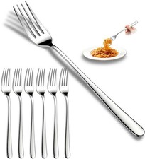 Flying Leaves Dinner Forks, Premium 18/10 Stainless Steel Silverware Forks, 6... picture