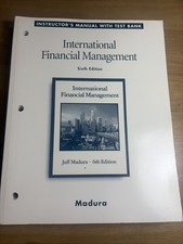 Instructors Manual + Test Bank International Financial Management 5th Edition  picture