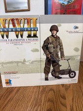 WW2 British Paratrooper With Welbike picture