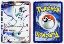 Reshiram (113 Full Art) 113/114 Black and White Holo Ultra Rare Pokemon Card MP picture