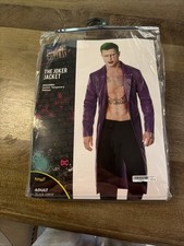 Suicide Squad Joker Jacket Costume, Adult Size Large, Spirit Halloween, NWOT - picture